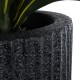 GloboStar® Artificial Garden MATERA 20733 Επιδαπέδιο Πολυεστερικό Τσιμεντένιο Κασπώ Γλάστρα - Flower Pot Μαύρο Φ42 x Υ120cm GloboStar® Artificial Garden MATERA 20733 Επιδαπέδιο Πολυεστερικό Τσιμεντένιο Κασπώ Γλάστρα - Flower Pot Μαύρο Φ42 x Υ120cm