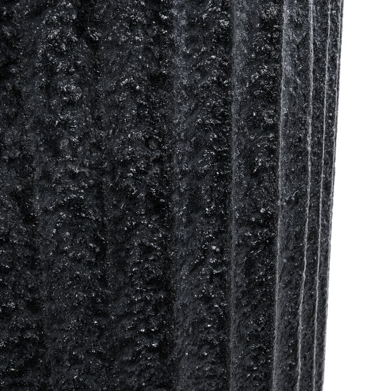 GloboStar® Artificial Garden MATERA 20733 Επιδαπέδιο Πολυεστερικό Τσιμεντένιο Κασπώ Γλάστρα - Flower Pot Μαύρο Φ42 x Υ120cm GloboStar® Artificial Garden MATERA 20733 Επιδαπέδιο Πολυεστερικό Τσιμεντένιο Κασπώ Γλάστρα - Flower Pot Μαύρο Φ42 x Υ120cm