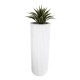 GloboStar® Artificial Garden MARSALA 20735 Επιδαπέδιο Πολυεστερικό Τσιμεντένιο Κασπώ Γλάστρα - Flower Pot Λευκό Φ41 x Υ120cm GloboStar® Artificial Garden MARSALA 20735 Επιδαπέδιο Πολυεστερικό Τσιμεντένιο Κασπώ Γλάστρα - Flower Pot Λευκό Φ41 x Υ120cm
