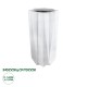 GloboStar® Artificial Garden PADOVA 20739 Επιδαπέδιο Πολυεστερικό Τσιμεντένιο Κασπώ Γλάστρα - Flower Pot Λευκό Φ48 x Υ100cm GloboStar® Artificial Garden PADOVA 20739 Επιδαπέδιο Πολυεστερικό Τσιμεντένιο Κασπώ Γλάστρα - Flower Pot Λευκό Φ48 x Υ100cm