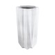 GloboStar® Artificial Garden PADOVA 20739 Επιδαπέδιο Πολυεστερικό Τσιμεντένιο Κασπώ Γλάστρα - Flower Pot Λευκό Φ48 x Υ100cm GloboStar® Artificial Garden PADOVA 20739 Επιδαπέδιο Πολυεστερικό Τσιμεντένιο Κασπώ Γλάστρα - Flower Pot Λευκό Φ48 x Υ100cm