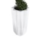 GloboStar® Artificial Garden PADOVA 20739 Επιδαπέδιο Πολυεστερικό Τσιμεντένιο Κασπώ Γλάστρα - Flower Pot Λευκό Φ48 x Υ100cm GloboStar® Artificial Garden PADOVA 20739 Επιδαπέδιο Πολυεστερικό Τσιμεντένιο Κασπώ Γλάστρα - Flower Pot Λευκό Φ48 x Υ100cm