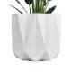 GloboStar® Artificial Garden PADOVA 20741 Επιδαπέδιο Πολυεστερικό Τσιμεντένιο Κασπώ Γλάστρα - Flower Pot Λευκό Φ51 x Υ46cm GloboStar® Artificial Garden PADOVA 20741 Επιδαπέδιο Πολυεστερικό Τσιμεντένιο Κασπώ Γλάστρα - Flower Pot Λευκό Φ51 x Υ46cm