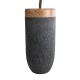 GloboStar® Artificial Garden BELLAGIO 20745 Επιδαπέδιο Πολυεστερικό Τσιμεντένιο Κασπώ Γλάστρα - Flower Pot Μαύρο με Καφέ Φ42 x Υ91cm GloboStar® Artificial Garden BELLAGIO 20745 Επιδαπέδιο Πολυεστερικό Τσιμεντένιο Κασπώ Γλάστρα - Flower Pot Μαύρο με Καφέ Φ42 x Υ91cm