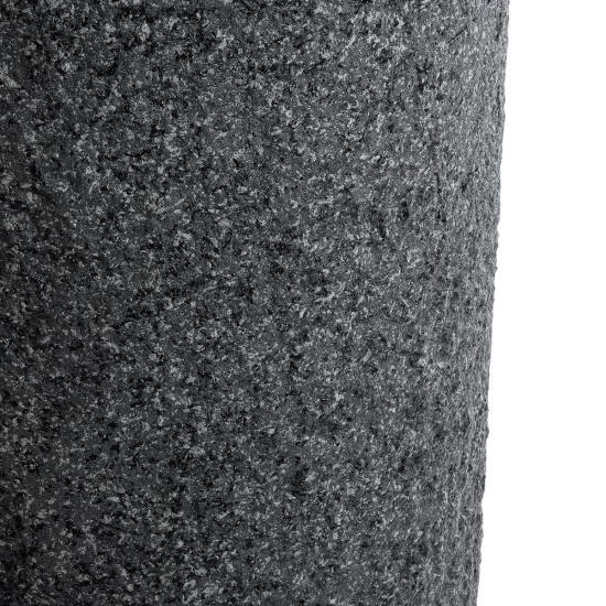 GloboStar® Artificial Garden BELLAGIO 20745 Επιδαπέδιο Πολυεστερικό Τσιμεντένιο Κασπώ Γλάστρα - Flower Pot Μαύρο με Καφέ Φ42 x Υ91cm GloboStar® Artificial Garden BELLAGIO 20745 Επιδαπέδιο Πολυεστερικό Τσιμεντένιο Κασπώ Γλάστρα - Flower Pot Μαύρο με Καφέ Φ42 x Υ91cm