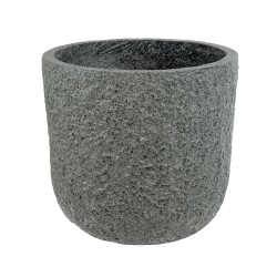 GloboStar® Artificial Garden ERICE 20758 Επιδαπέδιο Πολυεστερικό Τσιμεντένιο Κασπώ Γλάστρα - Flower Pot Γκρι Φ31 x Υ28cm GloboStar® Artificial Garden ERICE 20758 Επιδαπέδιο Πολυεστερικό Τσιμεντένιο Κασπώ Γλάστρα - Flower Pot Γκρι Φ31 x Υ28cm