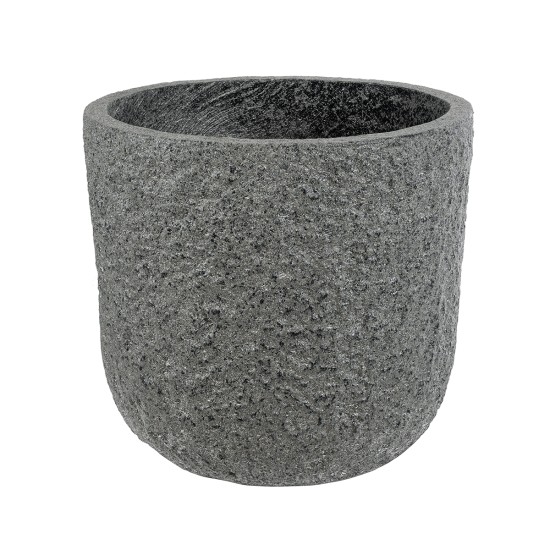 GloboStar® Artificial Garden ERICE 20758 Επιδαπέδιο Πολυεστερικό Τσιμεντένιο Κασπώ Γλάστρα - Flower Pot Γκρι Φ31 x Υ28cm GloboStar® Artificial Garden ERICE 20758 Επιδαπέδιο Πολυεστερικό Τσιμεντένιο Κασπώ Γλάστρα - Flower Pot Γκρι Φ31 x Υ28cm