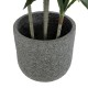 GloboStar® Artificial Garden ERICE 20758 Επιδαπέδιο Πολυεστερικό Τσιμεντένιο Κασπώ Γλάστρα - Flower Pot Γκρι Φ31 x Υ28cm GloboStar® Artificial Garden ERICE 20758 Επιδαπέδιο Πολυεστερικό Τσιμεντένιο Κασπώ Γλάστρα - Flower Pot Γκρι Φ31 x Υ28cm