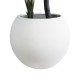GloboStar® Artificial Garden MURANO 20766 Επιδαπέδιο Πολυεστερικό Τσιμεντένιο Κασπώ Γλάστρα - Flower Pot Λευκό Φ90 x Υ70cm GloboStar® Artificial Garden MURANO 20766 Επιδαπέδιο Πολυεστερικό Τσιμεντένιο Κασπώ Γλάστρα - Flower Pot Λευκό Φ90 x Υ70cm