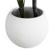 GloboStar® Artificial Garden MURANO 20766 Επιδαπέδιο Πολυεστερικό Τσιμεντένιο Κασπώ Γλάστρα - Flower Pot Λευκό Φ90 x Υ70cm GloboStar® Artificial Garden MURANO 20766 Επιδαπέδιο Πολυεστερικό Τσιμεντένιο Κασπώ Γλάστρα - Flower Pot Λευκό Φ90 x Υ70cm