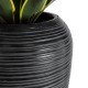 GloboStar® Artificial Garden BARRIO 20772 Επιδαπέδιο Πολυεστερικό Τσιμεντένιο Κασπώ Γλάστρα - Flower Pot Μαύρο Φ40 x Υ122cm GloboStar® Artificial Garden BARRIO 20772 Επιδαπέδιο Πολυεστερικό Τσιμεντένιο Κασπώ Γλάστρα - Flower Pot Μαύρο Φ40 x Υ122cm