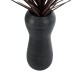 GloboStar® Artificial Garden BARRIO 20773 Επιδαπέδιο Πολυεστερικό Τσιμεντένιο Κασπώ Γλάστρα - Flower Pot Μαύρο Φ40 x Υ93cm GloboStar® Artificial Garden BARRIO 20773 Επιδαπέδιο Πολυεστερικό Τσιμεντένιο Κασπώ Γλάστρα - Flower Pot Μαύρο Φ40 x Υ93cm