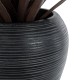 GloboStar® Artificial Garden BARRIO 20773 Επιδαπέδιο Πολυεστερικό Τσιμεντένιο Κασπώ Γλάστρα - Flower Pot Μαύρο Φ40 x Υ93cm GloboStar® Artificial Garden BARRIO 20773 Επιδαπέδιο Πολυεστερικό Τσιμεντένιο Κασπώ Γλάστρα - Flower Pot Μαύρο Φ40 x Υ93cm
