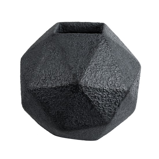 GloboStar® Artificial Garden CARNABY 20780 Επιδαπέδιο Πολυεστερικό Τσιμεντένιο Κασπώ Γλάστρα - Flower Pot Μαύρο Μ30 x Π30 x Υ30cm GloboStar® Artificial Garden CARNABY 20780 Επιδαπέδιο Πολυεστερικό Τσιμεντένιο Κασπώ Γλάστρα - Flower Pot Μαύρο Μ30 x Π30 x Υ30cm