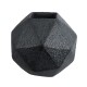 GloboStar® Artificial Garden CARNABY 20780 Επιδαπέδιο Πολυεστερικό Τσιμεντένιο Κασπώ Γλάστρα - Flower Pot Μαύρο Μ30 x Π30 x Υ30cm GloboStar® Artificial Garden CARNABY 20780 Επιδαπέδιο Πολυεστερικό Τσιμεντένιο Κασπώ Γλάστρα - Flower Pot Μαύρο Μ30 x Π30 x Υ30cm