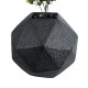 GloboStar® Artificial Garden CARNABY 20780 Επιδαπέδιο Πολυεστερικό Τσιμεντένιο Κασπώ Γλάστρα - Flower Pot Μαύρο Μ30 x Π30 x Υ30cm GloboStar® Artificial Garden CARNABY 20780 Επιδαπέδιο Πολυεστερικό Τσιμεντένιο Κασπώ Γλάστρα - Flower Pot Μαύρο Μ30 x Π30 x Υ30cm