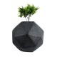 GloboStar® Artificial Garden CARNABY 20780 Επιδαπέδιο Πολυεστερικό Τσιμεντένιο Κασπώ Γλάστρα - Flower Pot Μαύρο Μ30 x Π30 x Υ30cm GloboStar® Artificial Garden CARNABY 20780 Επιδαπέδιο Πολυεστερικό Τσιμεντένιο Κασπώ Γλάστρα - Flower Pot Μαύρο Μ30 x Π30 x Υ30cm