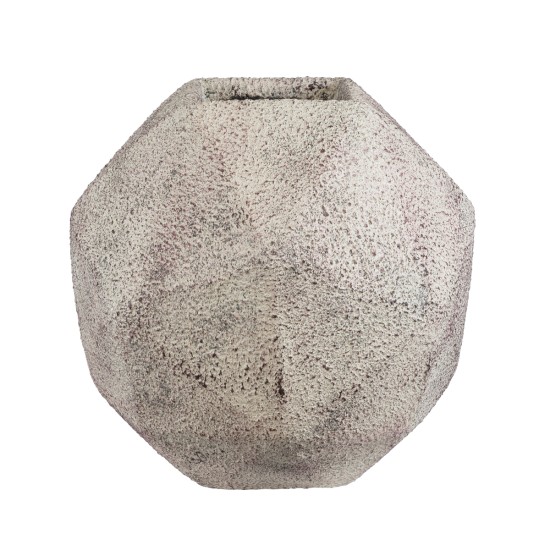 GloboStar® Artificial Garden BOROUGH 20781 Επιδαπέδιο Πολυεστερικό Τσιμεντένιο Κασπώ Γλάστρα - Flower Pot Λευκό με Μπεζ Μ38 x Π38 x Υ38cm GloboStar® Artificial Garden BOROUGH 20781 Επιδαπέδιο Πολυεστερικό Τσιμεντένιο Κασπώ Γλάστρα - Flower Pot Λευκό με Μπεζ Μ38 x Π38 x Υ38cm