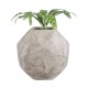 GloboStar® Artificial Garden BOROUGH 20781 Επιδαπέδιο Πολυεστερικό Τσιμεντένιο Κασπώ Γλάστρα - Flower Pot Λευκό με Μπεζ Μ38 x Π38 x Υ38cm GloboStar® Artificial Garden BOROUGH 20781 Επιδαπέδιο Πολυεστερικό Τσιμεντένιο Κασπώ Γλάστρα - Flower Pot Λευκό με Μπεζ Μ38 x Π38 x Υ38cm