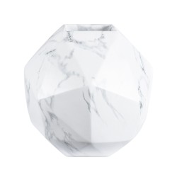 GloboStar® Artificial Garden BRIXTON 20783 Επιδαπέδιο Πολυεστερικό Τσιμεντένιο Κασπώ Γλάστρα - Flower Pot Λευκό Μ38 x Π38 x Υ38cm GloboStar® Artificial Garden BRIXTON 20783 Επιδαπέδιο Πολυεστερικό Τσιμεντένιο Κασπώ Γλάστρα - Flower Pot Λευκό Μ38 x Π38 x Υ38cm