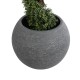 GloboStar® Artificial Garden COLUMBIA 20798 Επιδαπέδιο Πολυεστερικό Τσιμεντένιο Κασπώ Γλάστρα - Flower Pot Γκρι Φ60 x Υ51cm GloboStar® Artificial Garden COLUMBIA 20798 Επιδαπέδιο Πολυεστερικό Τσιμεντένιο Κασπώ Γλάστρα - Flower Pot Γκρι Φ60 x Υ51cm