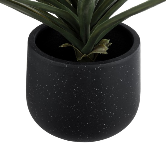 GloboStar® Artificial Garden MAYFAIR 20801 Διακοσμητικό Πολυεστερικό Τσιμεντένιο Κασπώ Γλάστρα - Flower Pot Μαύρο με Λευκές Λεπτομέριες Μ25 x Π27 x Υ30cm GloboStar® Artificial Garden MAYFAIR 20801 Διακοσμητικό Πολυεστερικό Τσιμεντένιο Κασπώ Γλάστρα - Flower Pot Μαύρο με Λευκές Λεπτομέριες Μ25 x Π27 x Υ30cm