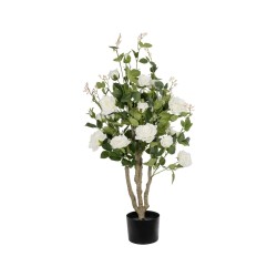GloboStar® Artificial Garden WHITE ROSES 21069 Τεχνητό Διακοσμητικό ΦυτόΤριανταφυλλιά Μ50 x Π50 x Υ90cm GloboStar® Artificial Garden WHITE ROSES 21069 Τεχνητό Διακοσμητικό ΦυτόΤριανταφυλλιά Μ50 x Π50 x Υ90cm