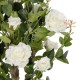 GloboStar® Artificial Garden WHITE ROSES 21069 Τεχνητό Διακοσμητικό ΦυτόΤριανταφυλλιά Μ50 x Π50 x Υ90cm GloboStar® Artificial Garden WHITE ROSES 21069 Τεχνητό Διακοσμητικό ΦυτόΤριανταφυλλιά Μ50 x Π50 x Υ90cm
