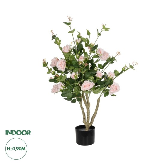 GloboStar® Artificial Garden LIGHT PINK ROSES 21071 Τεχνητό Διακοσμητικό Φυτό Τριανταφυλλιά Μ50 x Π50 x Υ90cm GloboStar® Artificial Garden LIGHT PINK ROSES 21071 Τεχνητό Διακοσμητικό Φυτό Τριανταφυλλιά Μ50 x Π50 x Υ90cm