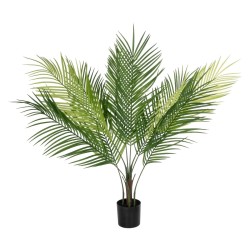 GloboStar® Artificial Garden PALM TREE 21153 Τεχνητό Διακοσμητικό Φυτό Φοίνικας Μ100 x Π50 x Υ90cm