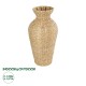 GLOBOSTAR® Artificial Garden HAVANA 21229 Διακοσμητικό Πλεκτό Βάζο - Καλάθι - Μπεζ - Π29 x M29 x Υ57cm
