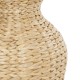 GLOBOSTAR® Artificial Garden HAVANA 21229 Διακοσμητικό Πλεκτό Βάζο - Καλάθι - Μπεζ - Π29 x M29 x Υ57cm