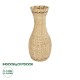 GloboStar® Artificial Garden MONACO 21235 Διακοσμητικό Πλεκτό Βάζο - Καλάθι - Μπεζ - Μ29 x Π29 x Υ60cm GloboStar® Artificial Garden MONACO 21235 Διακοσμητικό Πλεκτό Βάζο - Καλάθι - Μπεζ - Μ29 x Π29 x Υ60cm