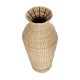 GLOBOSTAR® Artificial Garden MONTPELLIER 21237 Διακοσμητικό Πλεκτό Βάζο - Καλάθι - Μπεζ & Καφέ - Π28 x M28 x Υ60cm GLOBOSTAR® Artificial Garden MONTPELLIER 21237 Διακοσμητικό Πλεκτό Βάζο - Καλάθι - Μπεζ & Καφέ - Π28 x M28 x Υ60cm