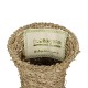 GLOBOSTAR® Artificial Garden MAUI 21242 Διακοσμητικό Πλεκτό Βάζο - Καλάθι - Μπεζ - Π22 x M22 x Υ40cm GLOBOSTAR® Artificial Garden MAUI 21242 Διακοσμητικό Πλεκτό Βάζο - Καλάθι - Μπεζ - Π22 x M22 x Υ40cm