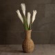 GLOBOSTAR® Artificial Garden MAUI 21242 Διακοσμητικό Πλεκτό Βάζο - Καλάθι - Μπεζ - Π22 x M22 x Υ40cm GLOBOSTAR® Artificial Garden MAUI 21242 Διακοσμητικό Πλεκτό Βάζο - Καλάθι - Μπεζ - Π22 x M22 x Υ40cm