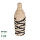 GLOBOSTAR® Artificial Garden AQABA 21243 Διακοσμητικό Πλεκτό Βάζο - Καλάθι - Μπεζ & Μαύρο - Π20 x M20 x Υ60cm GLOBOSTAR® Artificial Garden AQABA 21243 Διακοσμητικό Πλεκτό Βάζο - Καλάθι - Μπεζ & Μαύρο - Π20 x M20 x Υ60cm