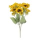 GloboStar® Artificial Garden YELLOW SUNFLOWER BRANCH 21382 Τεχνητό Διακοσμητικό Κλαδί Ηλιοτρόπιο Κίτρινο Y55cm GloboStar® Artificial Garden YELLOW SUNFLOWER BRANCH 21382 Τεχνητό Διακοσμητικό Κλαδί Ηλιοτρόπιο Κίτρινο Y55cm
