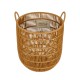 GloboStar® Artificial Garden OSAKA 21494 Διακοσμητικό Πλεκτό Καλάθι - Κασπώ Γλάστρα - Flower Pot Μπεζ Φ30cm x Υ41cm GloboStar® Artificial Garden OSAKA 21494 Διακοσμητικό Πλεκτό Καλάθι - Κασπώ Γλάστρα - Flower Pot Μπεζ Φ30cm x Υ41cm