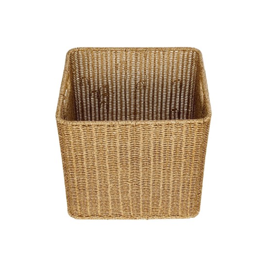 GloboStar® Artificial Garden CAVES 21496 Διακοσμητικό Πλεκτό Καλάθι - Κασπώ Γλάστρα - Flower Pot Μπεζ Μ32 x Π28 x Υ30cm GloboStar® Artificial Garden CAVES 21496 Διακοσμητικό Πλεκτό Καλάθι - Κασπώ Γλάστρα - Flower Pot Μπεζ Μ32 x Π28 x Υ30cm