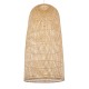 GLOBOSTAR® CALERO 00670 Boho Κρεμαστό Φωτιστικό Οροφής με Ντουί 1 x E27 AC 220-240V IP20 - Μπεζ - Μ60 x Π60 x Y120cm
