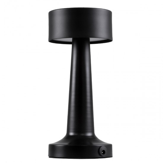 GloboStar® BELLA 76503 Επαναφορτιζόμενο Επιτραπέζιο Φωτιστικό Πορτατίφ LED 1.5W 105lm 120° DC 5V IP44 Θερμό Λευκό 2700K Dimmable Μαύρο Αλουμίνιο - Μ9 x Π9 x Υ21cm - 2 Xρόνια Εγγύηση GloboStar® BELLA 76503 Επαναφορτιζόμενο Επιτραπέζιο Φωτιστικό Πορτατίφ LED 1.5W 105lm 120° DC 5V IP44 Θερμό Λευκό 2700K Dimmable Μαύρο Αλουμίνιο - Μ9 x Π9 x Υ21cm - 2 Xρόνια Εγγύηση