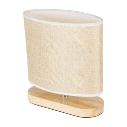 GLOBOSTAR® CHIARA 01241 Boho Επιτραπέζιο Φωτιστικό Πορτατίφ με Ντουί 1 x E27 AC 220-240V IP20 - Μπεζ - Μ25 x Π12 x Υ26cm GLOBOSTAR® CHIARA 01241 Boho Επιτραπέζιο Φωτιστικό Πορτατίφ με Ντουί 1 x E27 AC 220-240V IP20 - Μπεζ - Μ25 x Π12 x Υ26cm