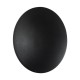 GLOBOSTAR® HELIO-R 60659 Μοντέρνο Φωτιστικό Τοίχου - Απλίκα LED 7W 700lm 120° AC 220-240V Αδιάβροχο IP65 Θερμό Λευκό 2700K - Lumileds SMD Chip & TÜV SÜD Driver - Μαύρο Ματ - Μ16 x Π5 x Υ16cm - 5 Χρόνια Εγγύηση