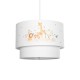 GLOBOSTAR® GIRAFFE 204-0007 Παιδικό Κρεμαστό Φωτιστικό Οροφής με Ντουί 1 x E27 AC 220-240V IP20 - Πολύχρωμο - Μ30 x Π30 x Υ24cm