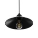 GLOBOSTAR® FONTE 203-0080 Μοντέρνο Κρεμαστό Φωτιστικό Οροφής με Ντουί 1 x E27 AC 220-240V IP20 - Μαύρο - Μ25.5 x Π25.5 x Υ10cm GLOBOSTAR® FONTE 203-0080 Μοντέρνο Κρεμαστό Φωτιστικό Οροφής με Ντουί 1 x E27 AC 220-240V IP20 - Μαύρο - Μ25.5 x Π25.5 x Υ10cm