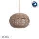 GLOBOSTAR® MANDALA 01331 Vintage Κρεμαστό Φωτιστικό Οροφής με Ντουί 1 x E27 AC 220-240V IP20 - Μπεζ - Μ40 x Π40 x Υ33cm GLOBOSTAR® MANDALA 01331 Vintage Κρεμαστό Φωτιστικό Οροφής με Ντουί 1 x E27 AC 220-240V IP20 - Μπεζ - Μ40 x Π40 x Υ33cm