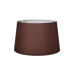 GloboStar® COVER 203-0265 Μοντέρνο Φωτιστικό Καπέλο Καφέ Ύφασμα για Ντουί E27 - Μ38 x Π38 x Υ24cm GloboStar® COVER 203-0265 Μοντέρνο Φωτιστικό Καπέλο Καφέ Ύφασμα για Ντουί E27 - Μ38 x Π38 x Υ24cm