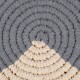 GLOBOSTAR® PLACEMATS 35304 Διακοσμητικό Μακραμέ Σουπλά - Γκρι & Μπεζ - Μ34 x Π34 x Υ1cm GLOBOSTAR® PLACEMATS 35304 Διακοσμητικό Μακραμέ Σουπλά - Γκρι & Μπεζ - Μ34 x Π34 x Υ1cm