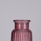 GLOBOSTAR® LAYLA 35604 Διακοσμητικό Γυάλινο Βάζο - Μωβ - Μ11 x Π11 x Υ22cm GLOBOSTAR® LAYLA 35604 Διακοσμητικό Γυάλινο Βάζο - Μωβ - Μ11 x Π11 x Υ22cm